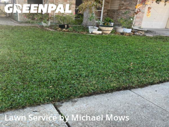 Lawn Servicein Flower Mound,75028,Lawn Mowing Service by Michael Mows, work completed in Dec , 2025