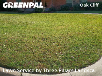 Grass Cutin Dallas,75233,Grass Cut by Three Pillars Landsca, work completed in Dec , 2025