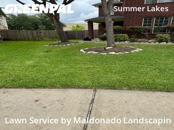 Lawn Care Servicein Rosenberg,77469,Grass Cut by Maldonado Landscapin, work completed in Nov , 2025