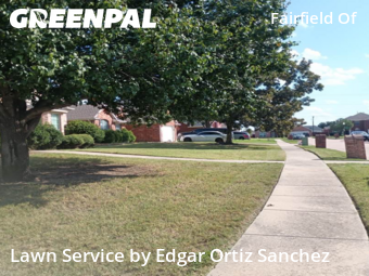 Yard Cuttingin Plano,75094,Lawn Mow by Edgar Ortiz Sanchez, work completed in Oct , 2025