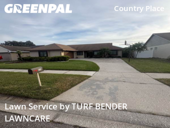 Lawn Mowingin Tampa,33624,Yard Mowing by TURF BENDER LAWNCARE, work completed in Dec , 2025