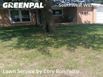 Lawn mowed in Wichita, 67217