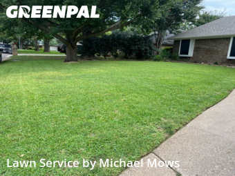 Lawn Care Servicein Grapevine,76051,Lawn Mow by Michael Mows, work completed in Nov , 2025