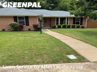 Yard Cuttingin Richardson,75080,Lawn Cut by Alfas Landscaping, work completed in Jun , 2026