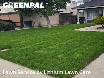 Lawn mowing work completed in Perris, CA