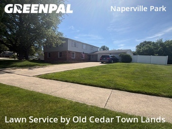 Grass Cutin Naperville,60563,Lawn Maintenance by Old Cedar Town Lands, work completed in Jun , 2026