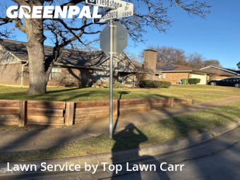 Lawn mowed in Bedford, 76022