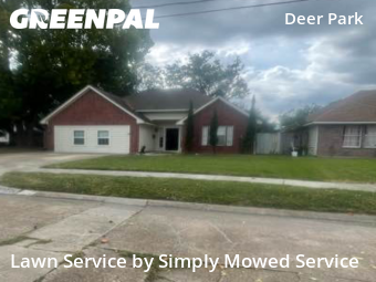 Yard Grooming in Deer Park, 77536, Yard Upkeep by Simply Mowed Service, work completed in Dec , 2025