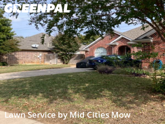 Lawn Cuttingin North Richland Hills,76182,Lawn Maintenance by Mid Cities Mow, work completed in Dec , 2025
