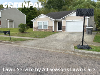 Lawn Carein Kannapolis,28081,Lawn Mow by All Seasons Lawn Care, work completed in Oct , 2025