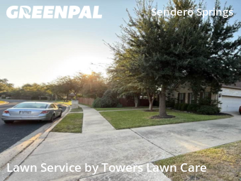 Front Yard Mowing in Round Rock, 78681, Lawn Work by Towers Lawn Care, work completed in Nov , 2025