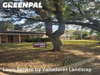 Grass Cuttingin Pearland,77581,Lawn Cut by Valladares Landscap, work completed in Dec , 2025
