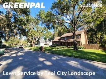 Grass Cutin Jacksonville,32223,Lawn Service by Teal City Landscape , work completed in Nov , 2025