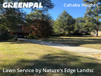 Lawn Cutting in Vestavia Hills, 35243, Yard Services by Nature’s Edge Landsc, work completed in Nov , 2025