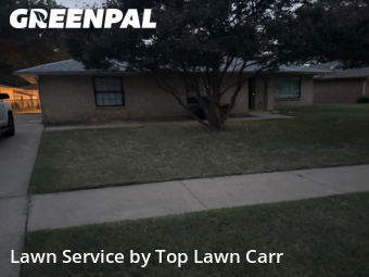 Lawn Care Servicein Irving,75060,Lawn Mowing by Top Lawn Carr, work completed in Nov , 2025