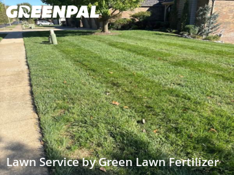 Lawn Care in Springfield, 65810, Front Yard Mowing by Green Lawn Fertilizer, work completed in Oct , 2025