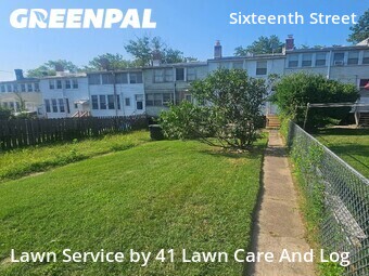 Lawn mowed in Washington, 20011