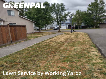 Front Yard Mowing in South Hill, 98375, Lawn Mowing by Working Yardz, work completed in Oct , 2025