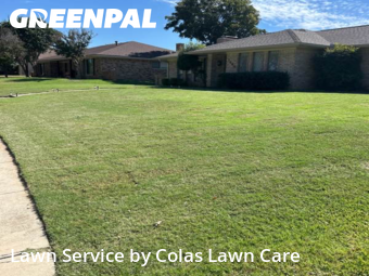 Lawn Cutin Lewisville,75077,Grass Cutting by Colas Lawn Care, work completed in Dec , 2025