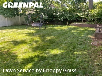 Lawn mowed in Maywood, 7607