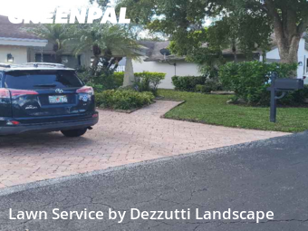 Lawn Servicein Plantation,33324,Yard Cutting by Dezzutti Landscape , work completed in Jan , 2026