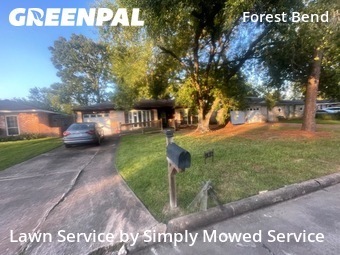 Lawn Cuttingin Friendswood,77546,Lawn Care by Simply Mowed Service, work completed in Dec , 2025