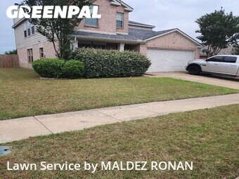 Lawn Mowingin Garland,75043,Yard Mowing by MALDEZ RONAN, work completed in Jun , 2026