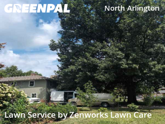 Grass Services in Upper Arlington, 43221, Front Yard Mowing by Zenworks Lawn Care, work completed in Oct , 2025