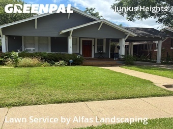 Lawn Maintenancein Dallas,75214,Lawn Cut by Alfas Landscaping, work completed in Jun , 2026