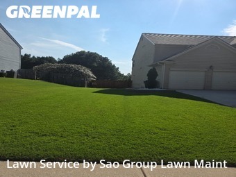 Backyard Mowing in Sugar Hill, 30518, Lawn Management by Sao Group Lawn Maint, work completed in Nov , 2025