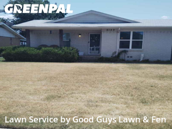 Lawn Cutin White Settlement,76108,Yard Mowing by Good Guys Lawn & Fen, work completed in Nov , 2025