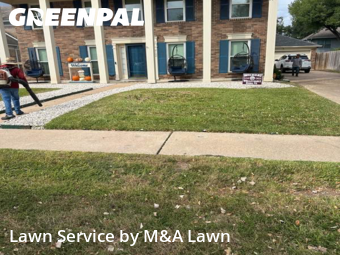 Yard Cuttingin League City,77573,Lawn Mowing Service by M&A Lawn, work completed in Feb , 2026