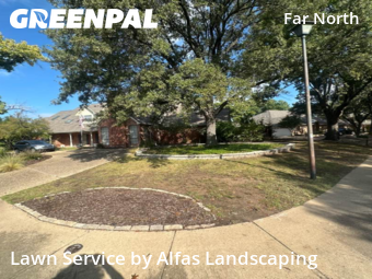 Lawn Mowingin Dallas,75248,Yard Mowing by Alfas Landscaping, work completed in Nov , 2025