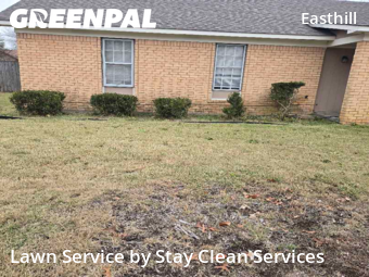 Lawn Care in Bartlett, 38135, Front Yard Mowing by Stay Clean Services, work completed in Dec , 2025
