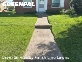 Yard Care in Rock Island, 61201, Grass Cutting by Finish Line Lawns, work completed in Dec , 2025
