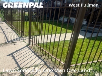 Grass Cutin Chicago,60628,Lawn Cutting by One Man One Land , work completed in Jun , 2026