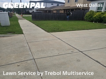 Lawn mowed in Dallas, 75212