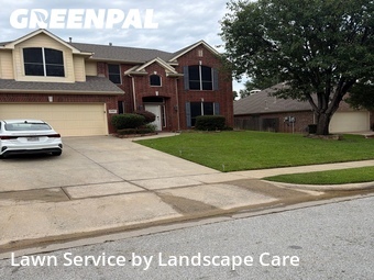 Lawn Carein Grapevine,76051,Lawn Mowing Service by Landscape Care, work completed in Jul , 2026