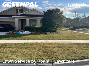 Yard Cuttingin Jacksonville,32256,Lawn Service by Koala T Lawncare, work completed in Dec , 2025