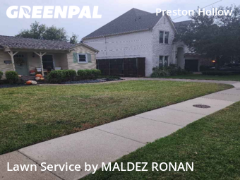 Lawn Carein Dallas,75229,Lawn Care by MALDEZ RONAN, work completed in Nov , 2025