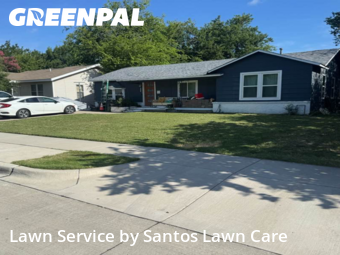 Lawn Care Servicein Haltom City,76117,Lawn Mow by Santos Lawn Care , work completed in Jan , 2026