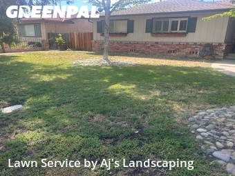 Lawn mowing work completed in Modesto, CA