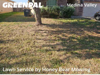 Lawn Maintenancein San Antonio,78252,Lawn Mowing Service by Honey Bear Mowing, work completed in Oct , 2025
