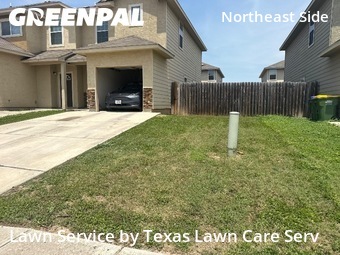 Completed mowing work