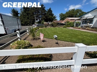 Lawn Maintenancein Aurora,97002,Yard Mowing by Landscapelandman, work completed in Jun , 2026