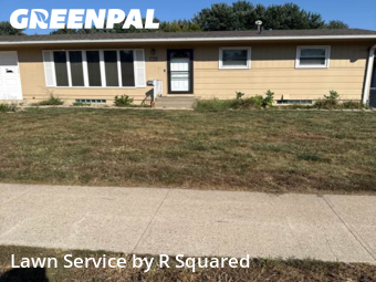 Grass Care in Sioux Falls, 57105, Mowing Services by R Squared, work completed in Nov , 2025