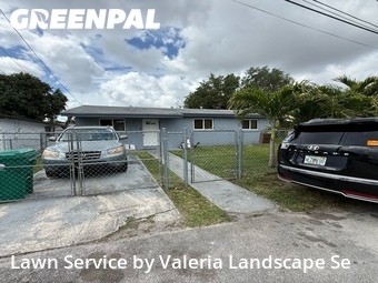 Yard Mowingin Miami,33147,Grass Cutting by Valeria Landscape Se, work completed in Jun , 2026