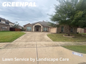 Yard Mowingin Grand Prairie,75054,Lawn Cut by Landscape Care, work completed in Jul , 2026
