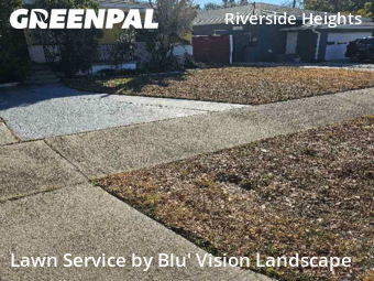 Yard Cuttingin Tampa,33602,Lawn Service by Blu' Vision Landscape, work completed in Feb , 2026