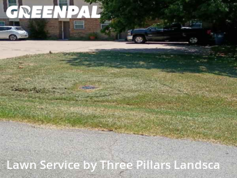 Lawn Cuttingin Grapevine,76051,Grass Cutting by Three Pillars Landsca, work completed in Jan , 2026